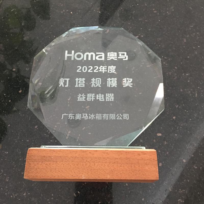 奧馬 2022年度燈塔規(guī)模獎